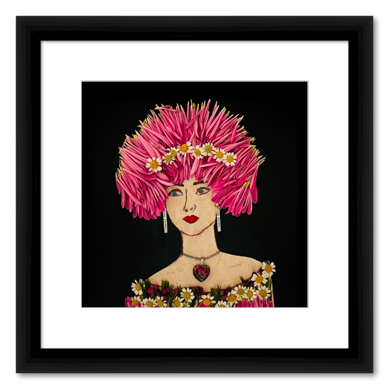 Pink Fine Art Print - Square Italian Prime Frame