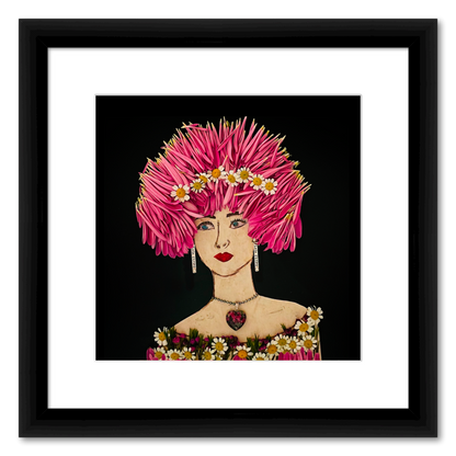 Pink Fine Art Print - Square Italian Prime Frame
