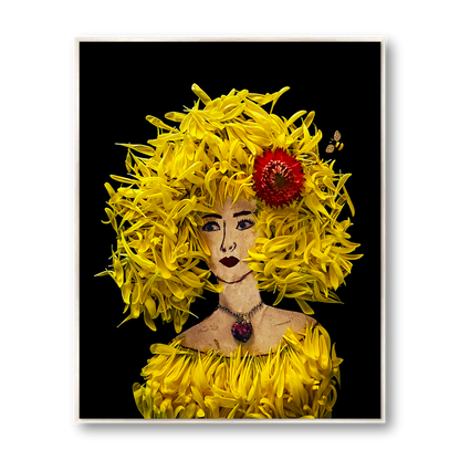 Pollen Metal Print - Rectangle Silver