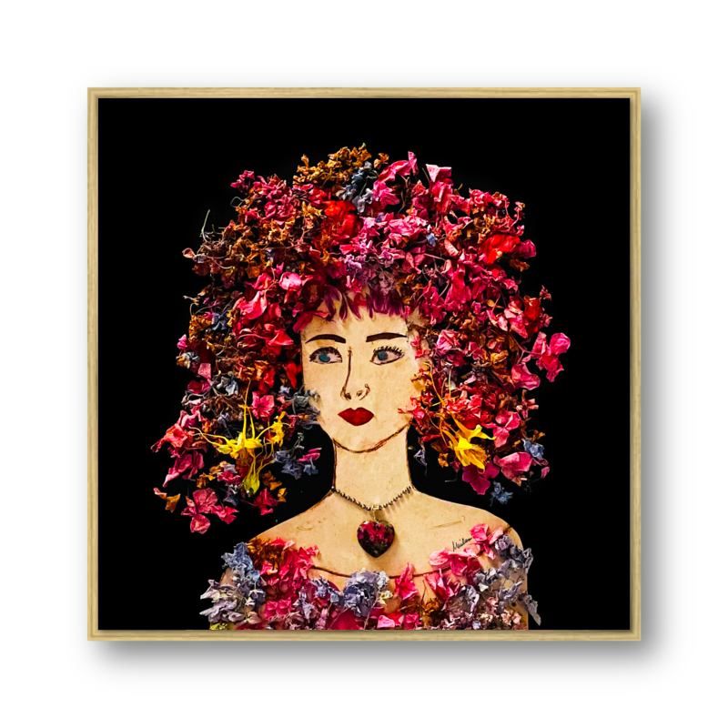 Potpourri Metal Print - Square Gold