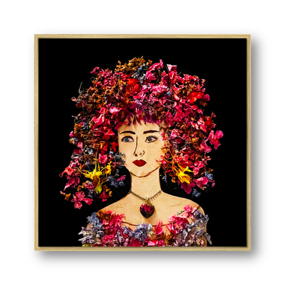 Potpourri Metal Print - Square Gold