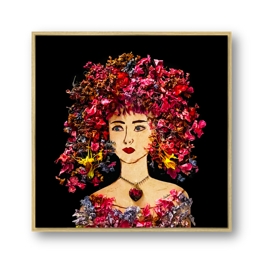 Potpourri Metal Print - Square Gold