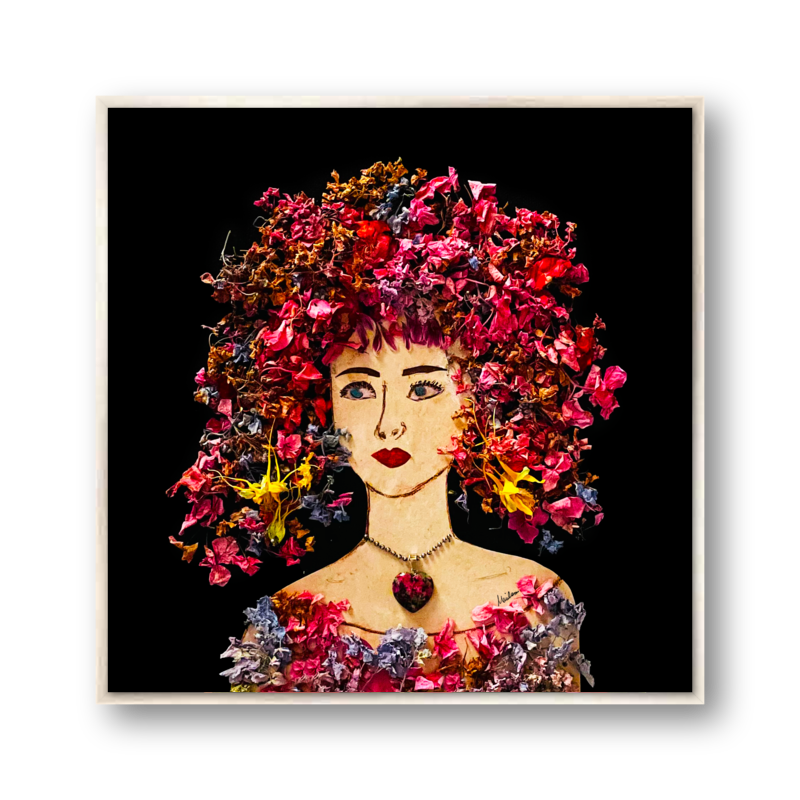 Potpourri Metal Print - Square Silver