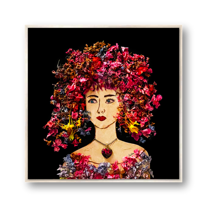 Potpourri Metal Print - Square Silver