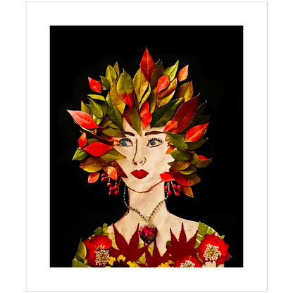 Red Nandina Fine Art Print - Rectangle Unframed