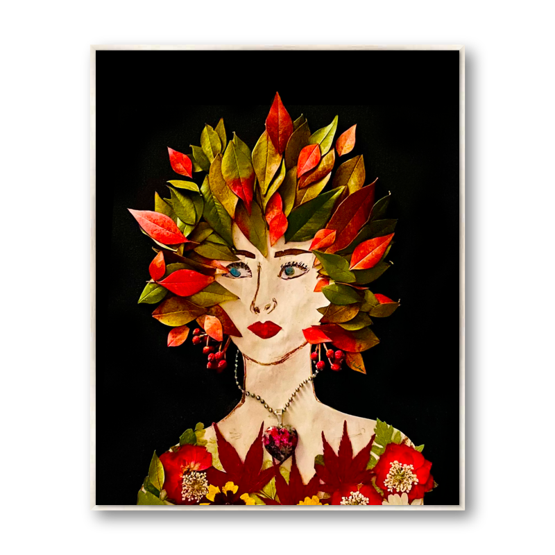 Red Nandina Metal Print - Rectangle Silver