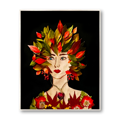 Red Nandina Metal Print - Rectangle Silver