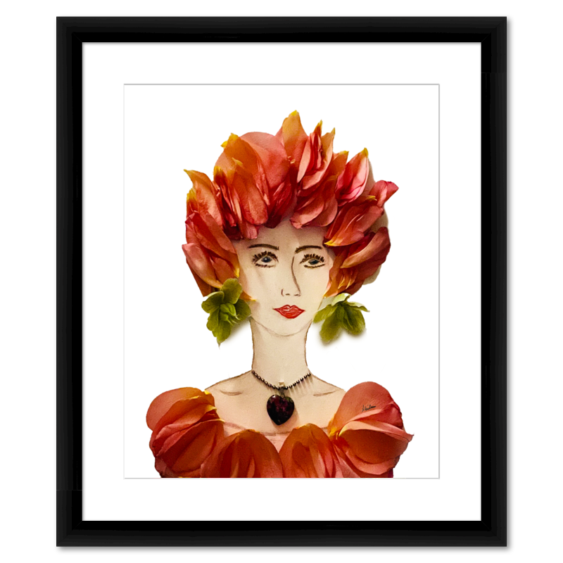 Rosa Fine Art Print - Rectangle Italian Prime Frame