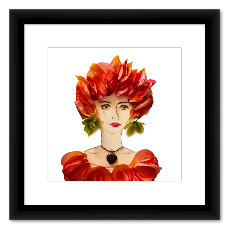 Rosa Fine Art Print - Square Italian Prime Frame