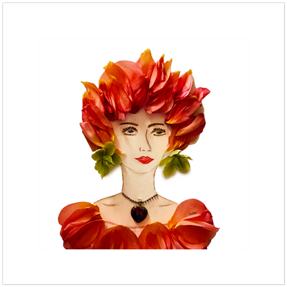 Rosa Fine Art Print - Square Unframed