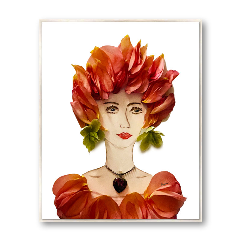 Rosa Metal Print - Rectangle Silver