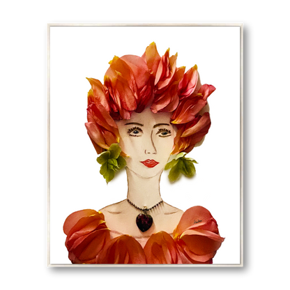 Rosa Metal Print - Rectangle Silver