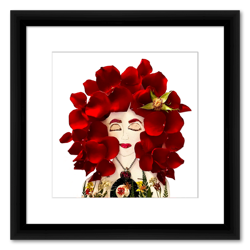 Rose Fine Art Print - Square Italian Prime Frame