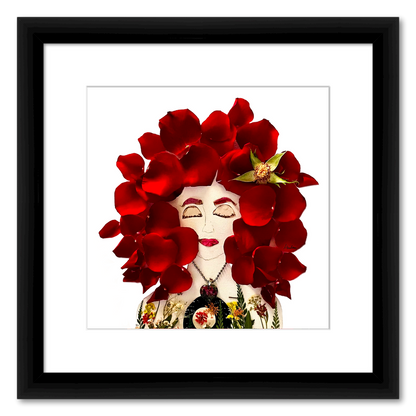 Rose Fine Art Print - Square Italian Prime Frame