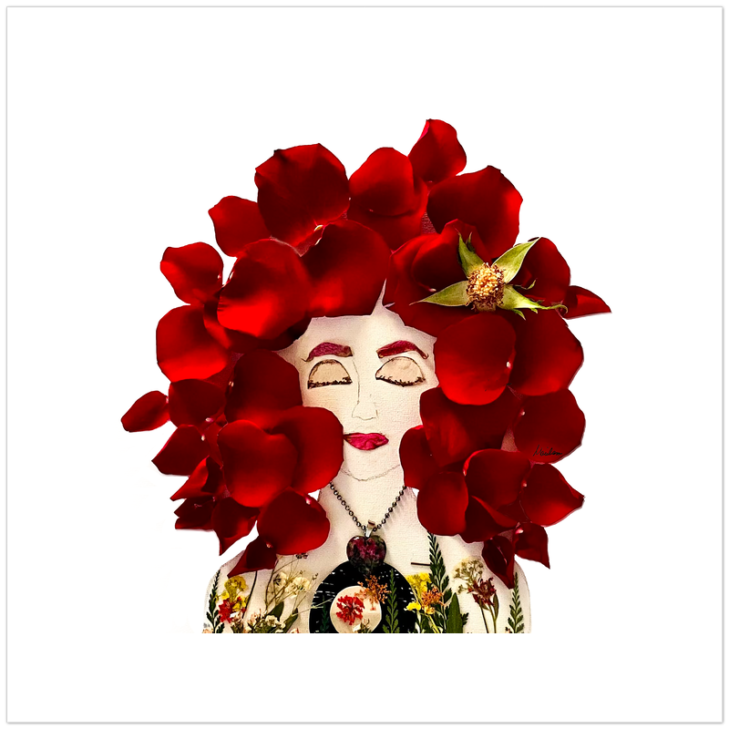 Rose Fine Art Print - Square Unframed