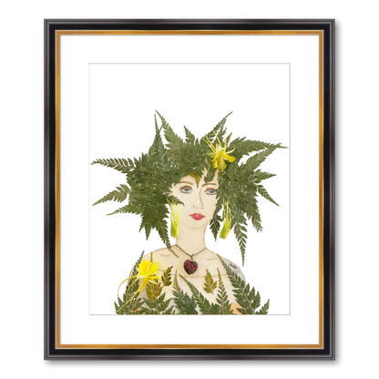 Royal Fern Fine Art Print - Rectangle Academie Frame