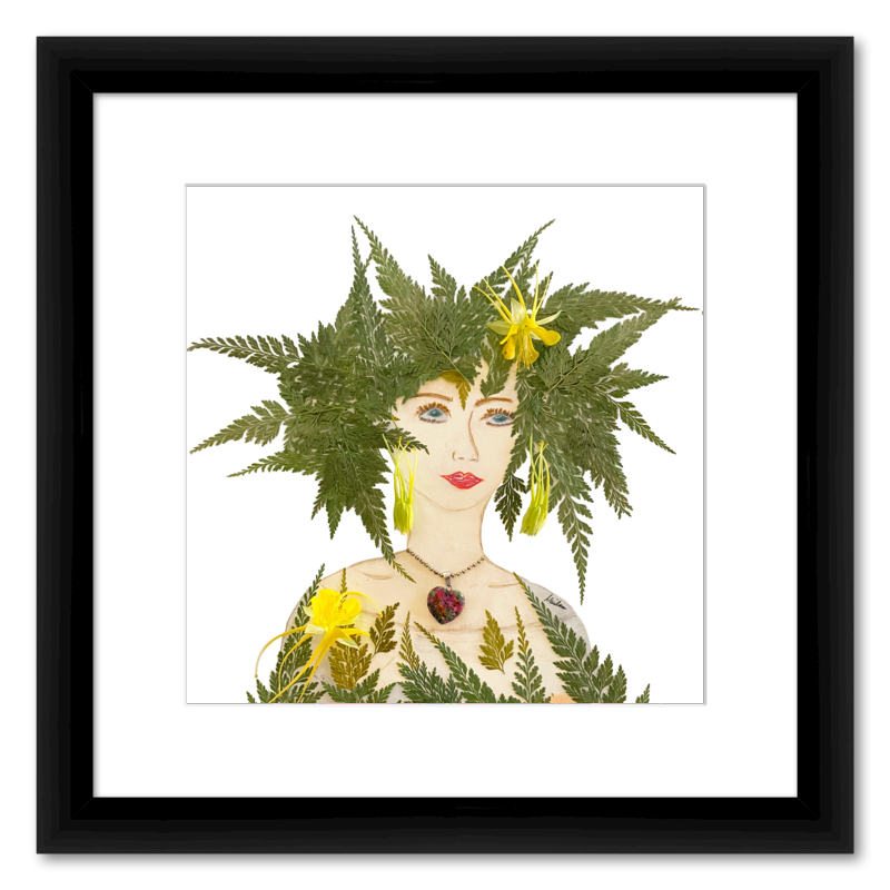 Royal Fern Fine Art Print - Square Italian Prime Frame
