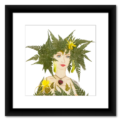 Royal Fern Fine Art Print - Square Italian Prime Frame