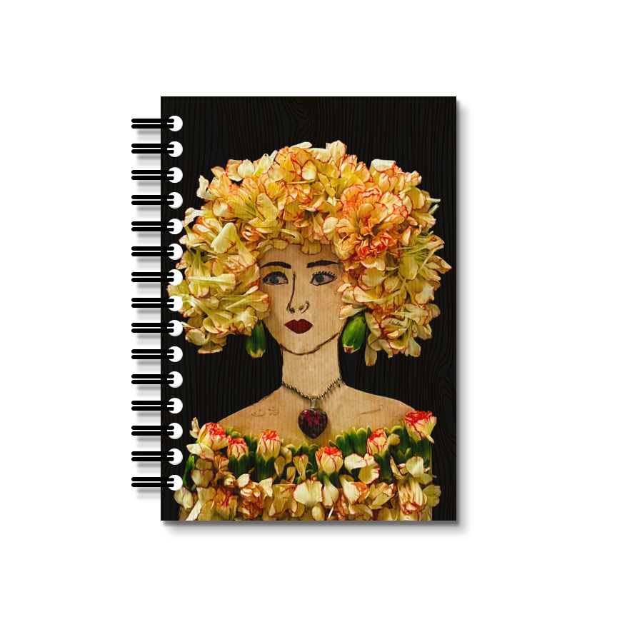 Ruffled Carnation Notebook