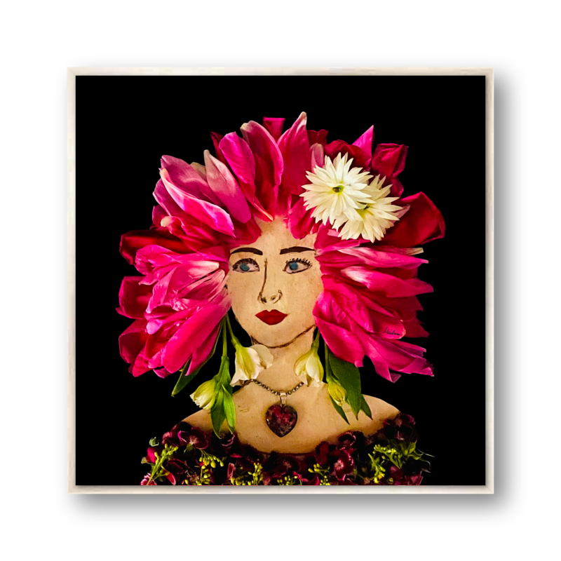 Sooner Garden Metal Print - Square Silver