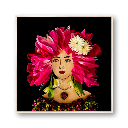 Sooner Garden Metal Print - Square Silver