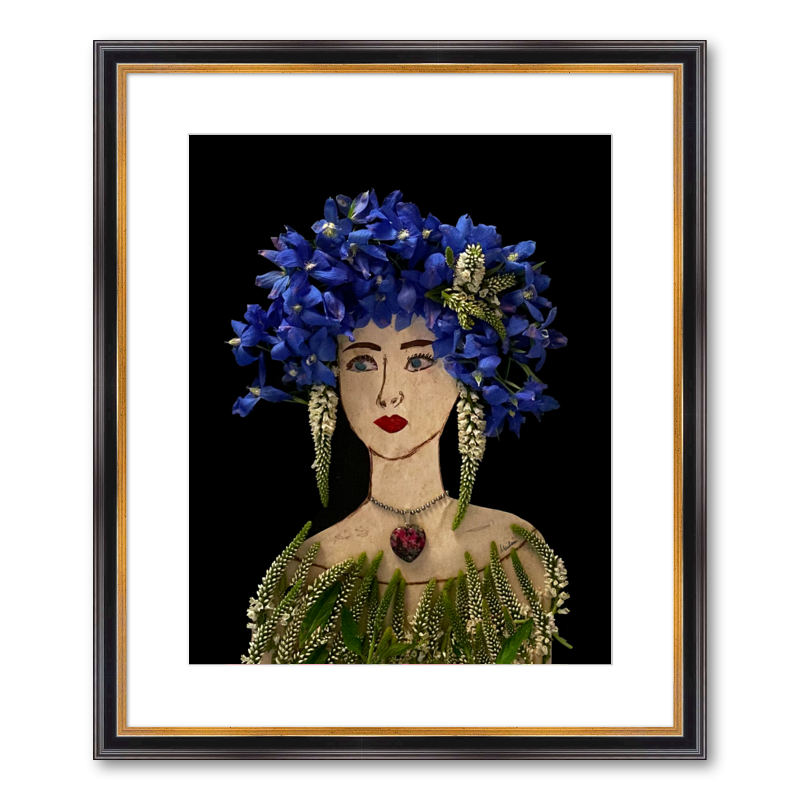 Speedwell Fine Art Print - Rectangle Academie Frame