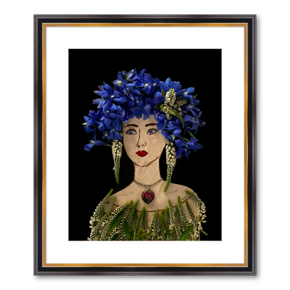 Speedwell Fine Art Print - Rectangle Academie Frame