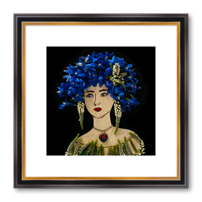 Speedwell Fine Art Print - Square Academie Frame