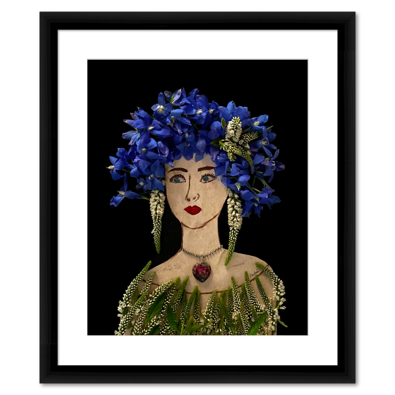 Speedwell Fine Art Print - Rectangle Italian Prime Frame