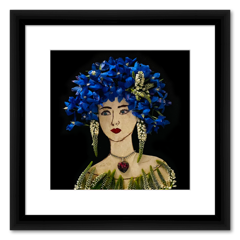 Speedwell Fine Art Print - Square Italian Prime Frame