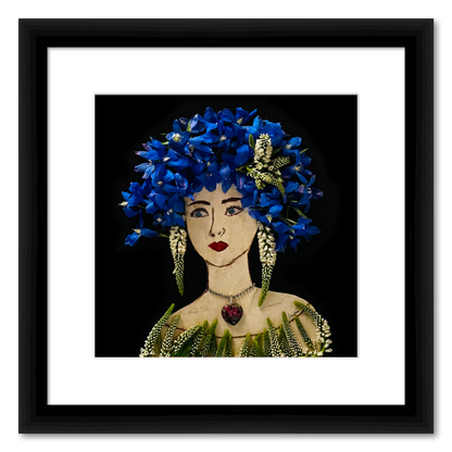Speedwell Fine Art Print - Square Italian Prime Frame