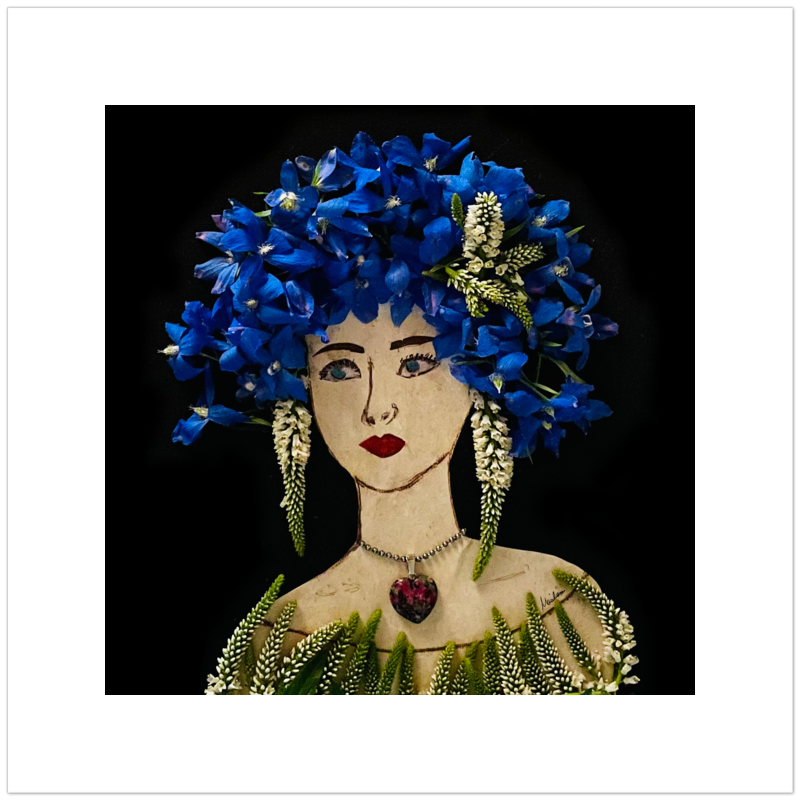 Speedwell Fine Art Print - Square Unframed