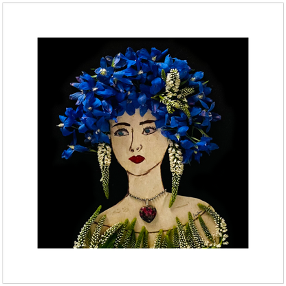 Speedwell Fine Art Print - Square Unframed