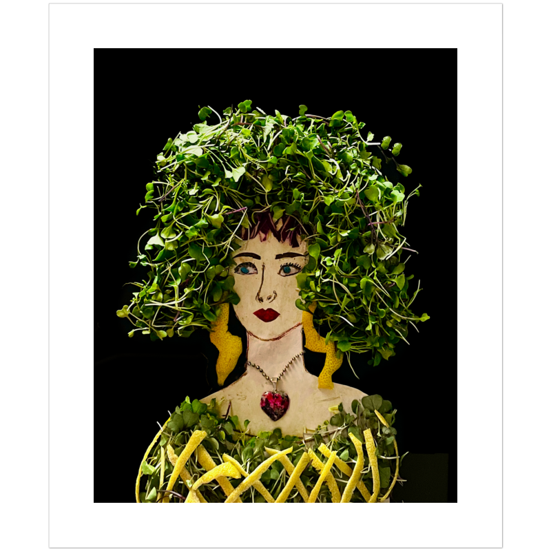 Sprouts with a Twist Fine Art Print - Rectangle Unframed