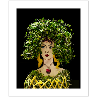 Sprouts with a Twist Fine Art Print - Rectangle Unframed