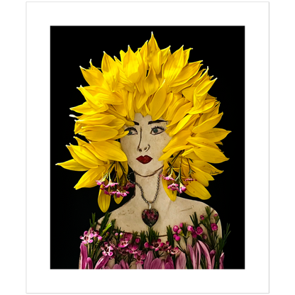 Sunflower Fine Art Print - Rectangle Unframed