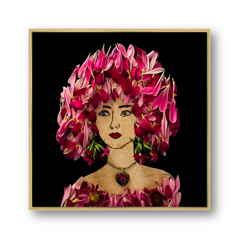 Tahoma Metal Print - Square Gold