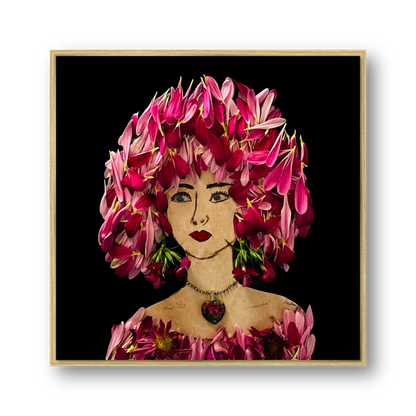 Tahoma Metal Print - Square Gold