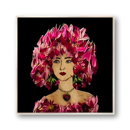 Tahoma Metal Print - Square Silver