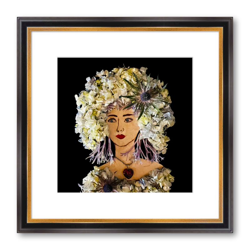 Thistle Fine Art Print - Square Academie Frame