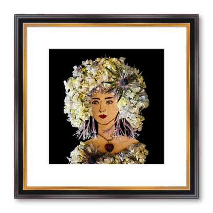 Thistle Fine Art Print - Square Academie Frame