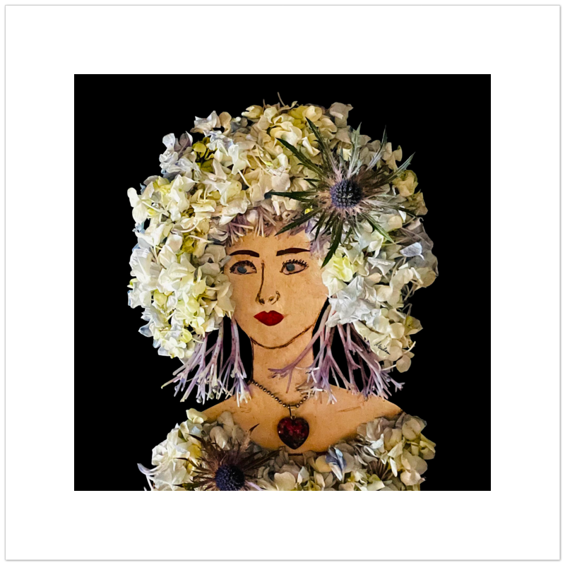 Thistle Fine Art Print - Square Unframed