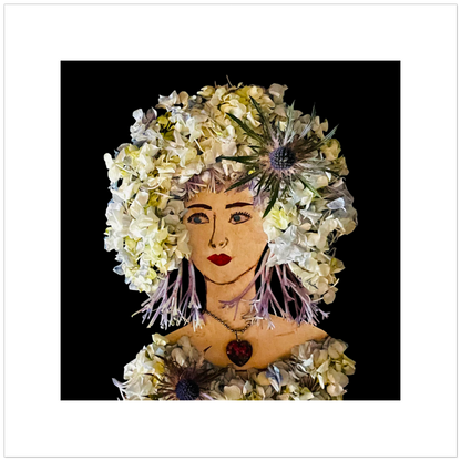 Thistle Fine Art Print - Square Unframed