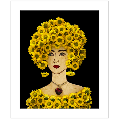 Wild Daisy Fine Art Print - Rectangle Unframed