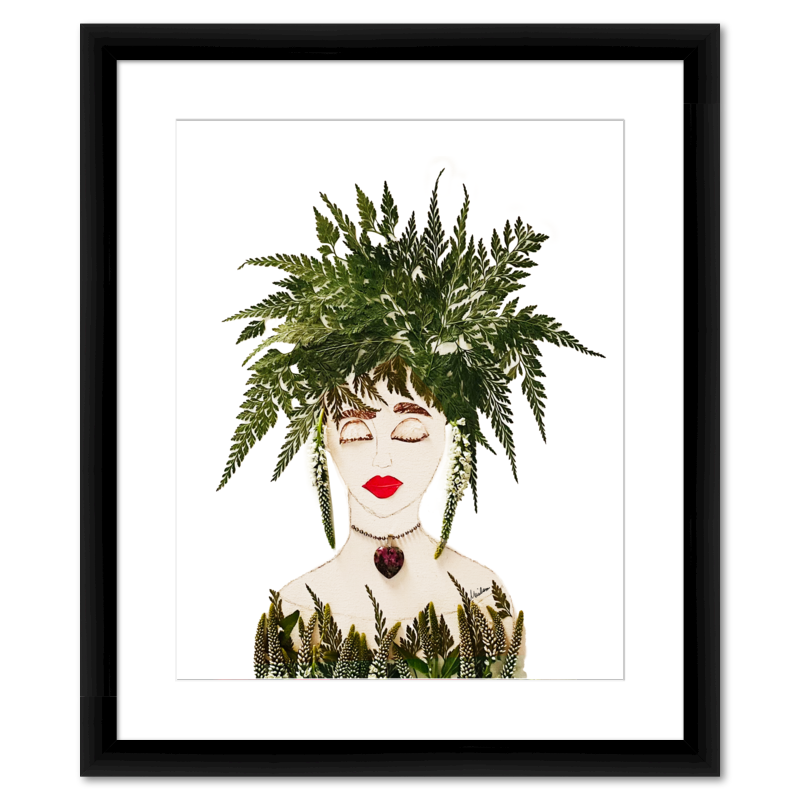 Wild Fern Fine Art Print - Rectangle Italian Prime Frame