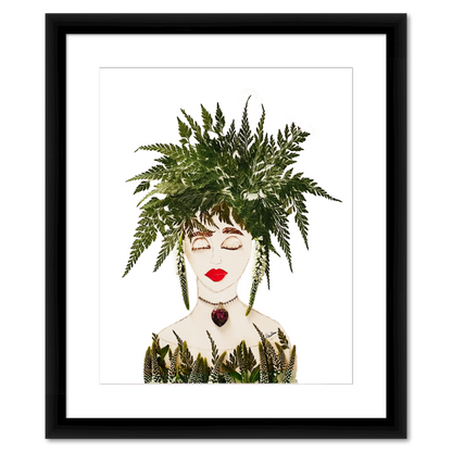 Wild Fern Fine Art Print - Rectangle Italian Prime Frame