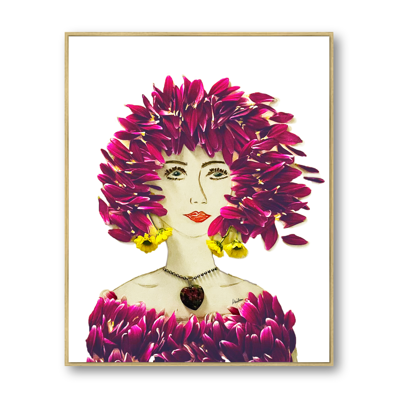 Windy Metal Print - Rectangle Gold