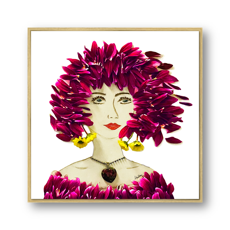 Windy Metal Print - Square Gold