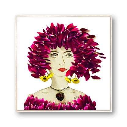 Windy Metal Print - Square Silver