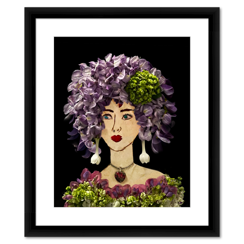 Wisteria Fine Art Print - Rectangle Italian Prime Frame